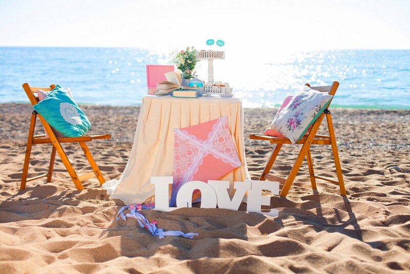 Beach Picnic Setup — Sand