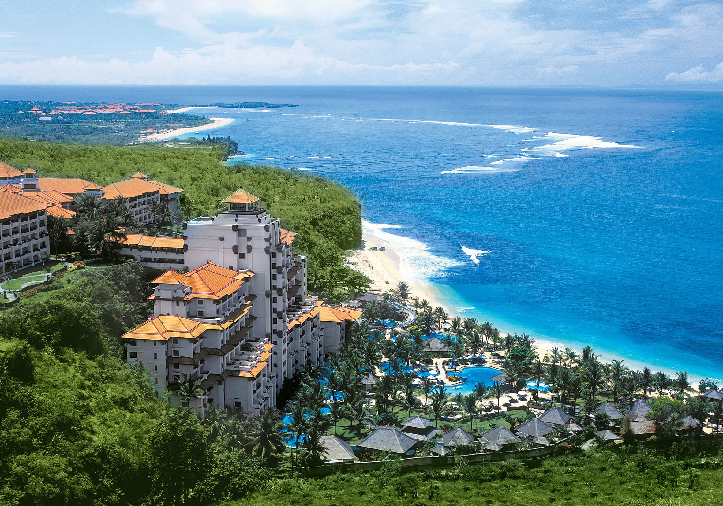 Beach resort with ocean view