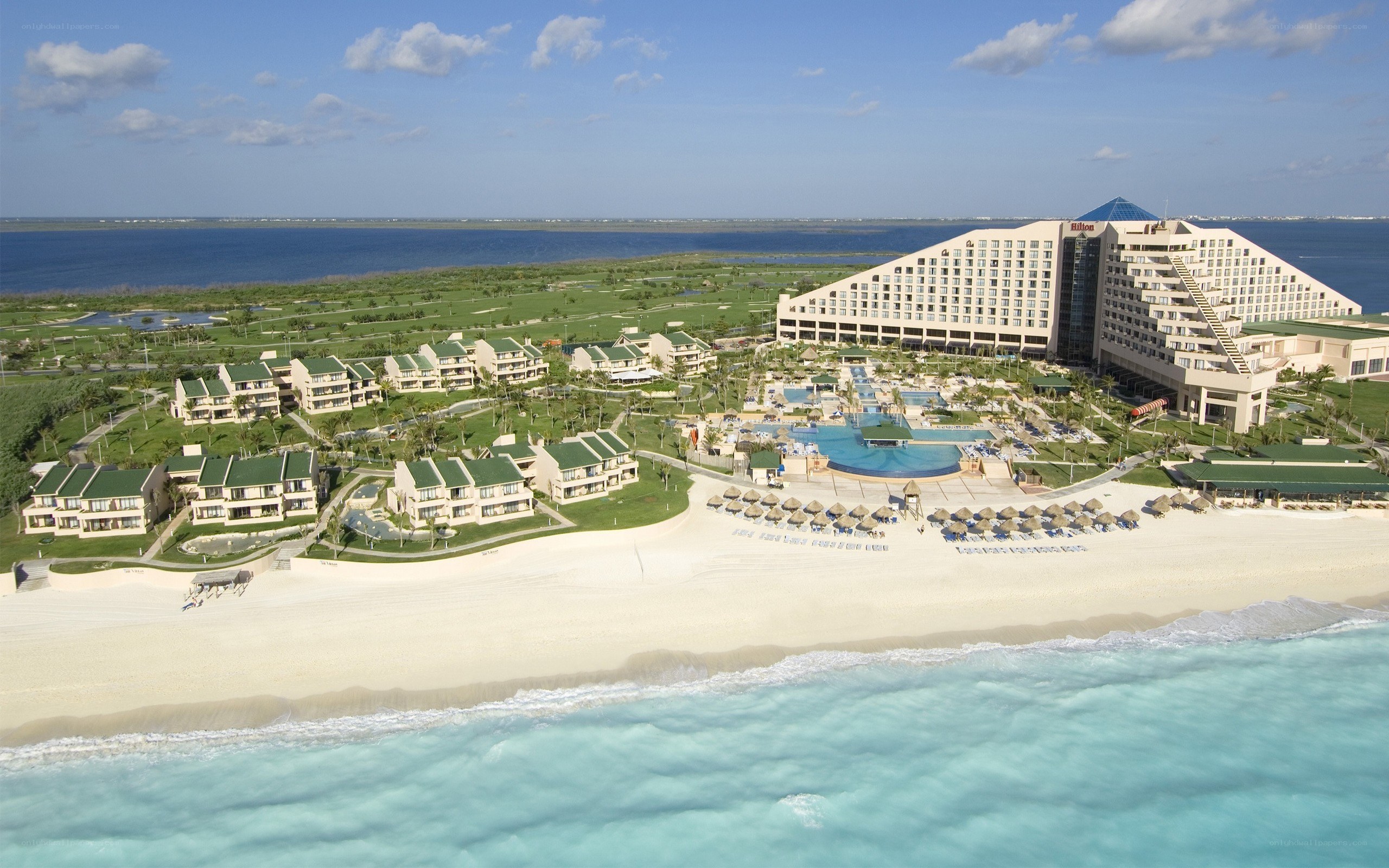 Beach resort with pool and ocean view