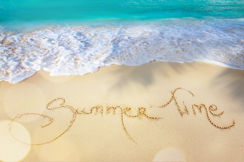 Beach Sand with Writing