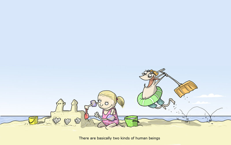 beach sandcastle humor