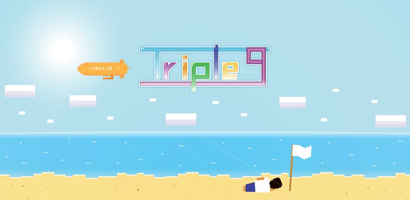 Beach Scene with Character