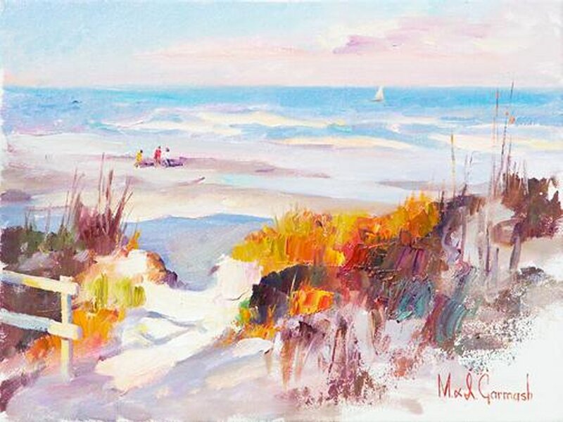 Beach Scene with Dunes