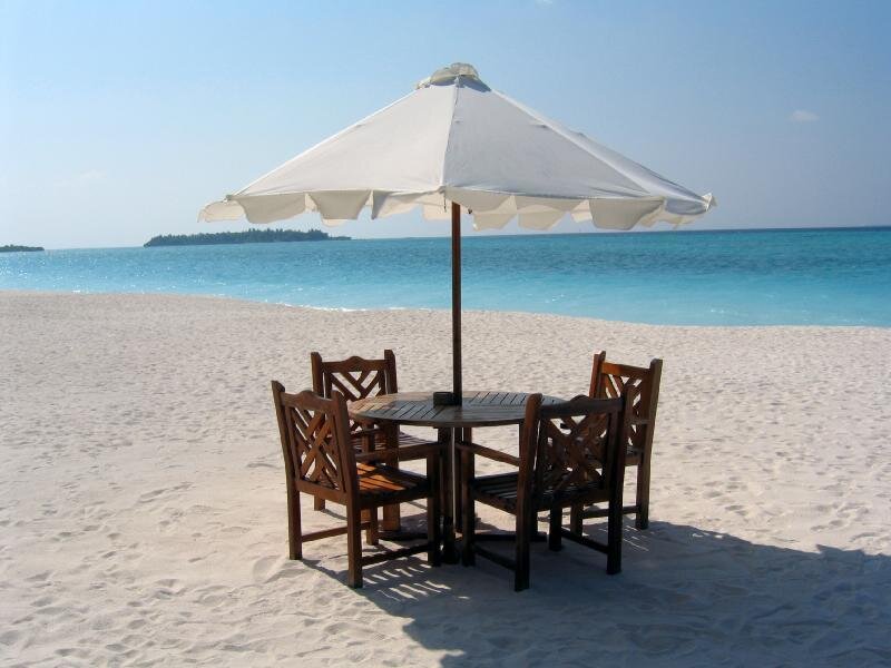 Beach Table and Chairs
