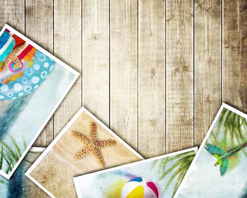 Beach-themed Photos on Wood