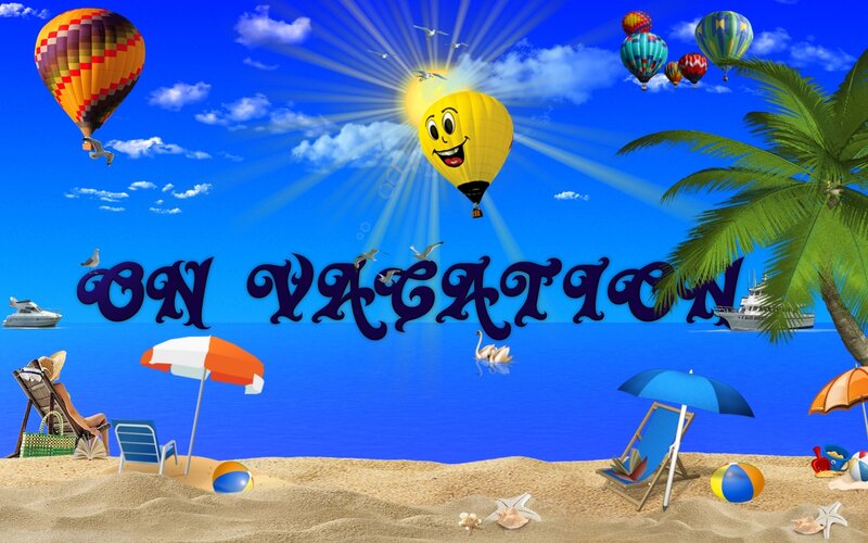 Beach Vacation Scene