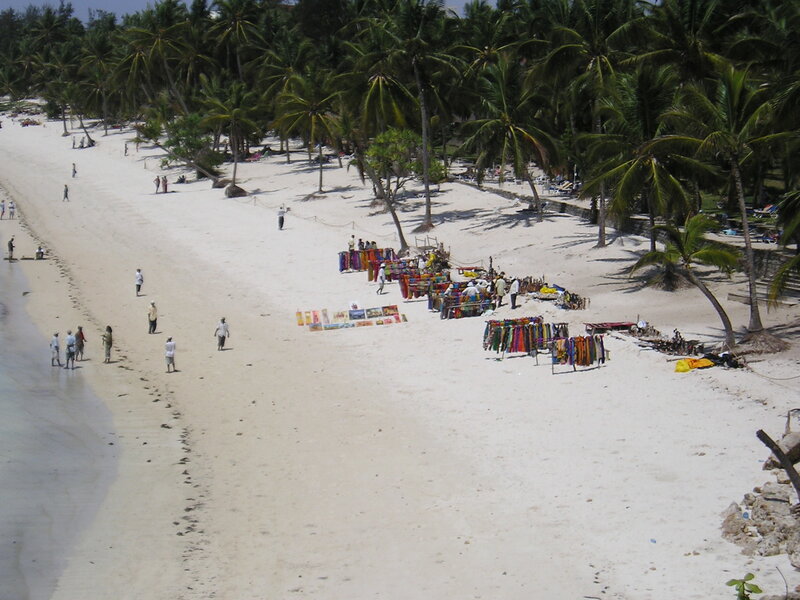 Beach Vendors on Sand