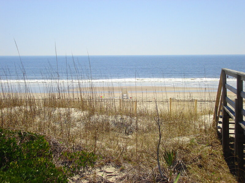beach view from dune