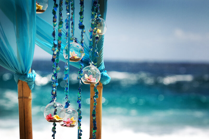 Beach Wedding Arch — Blue, Serene