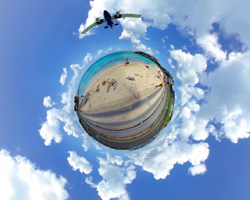 Beach with Airplane