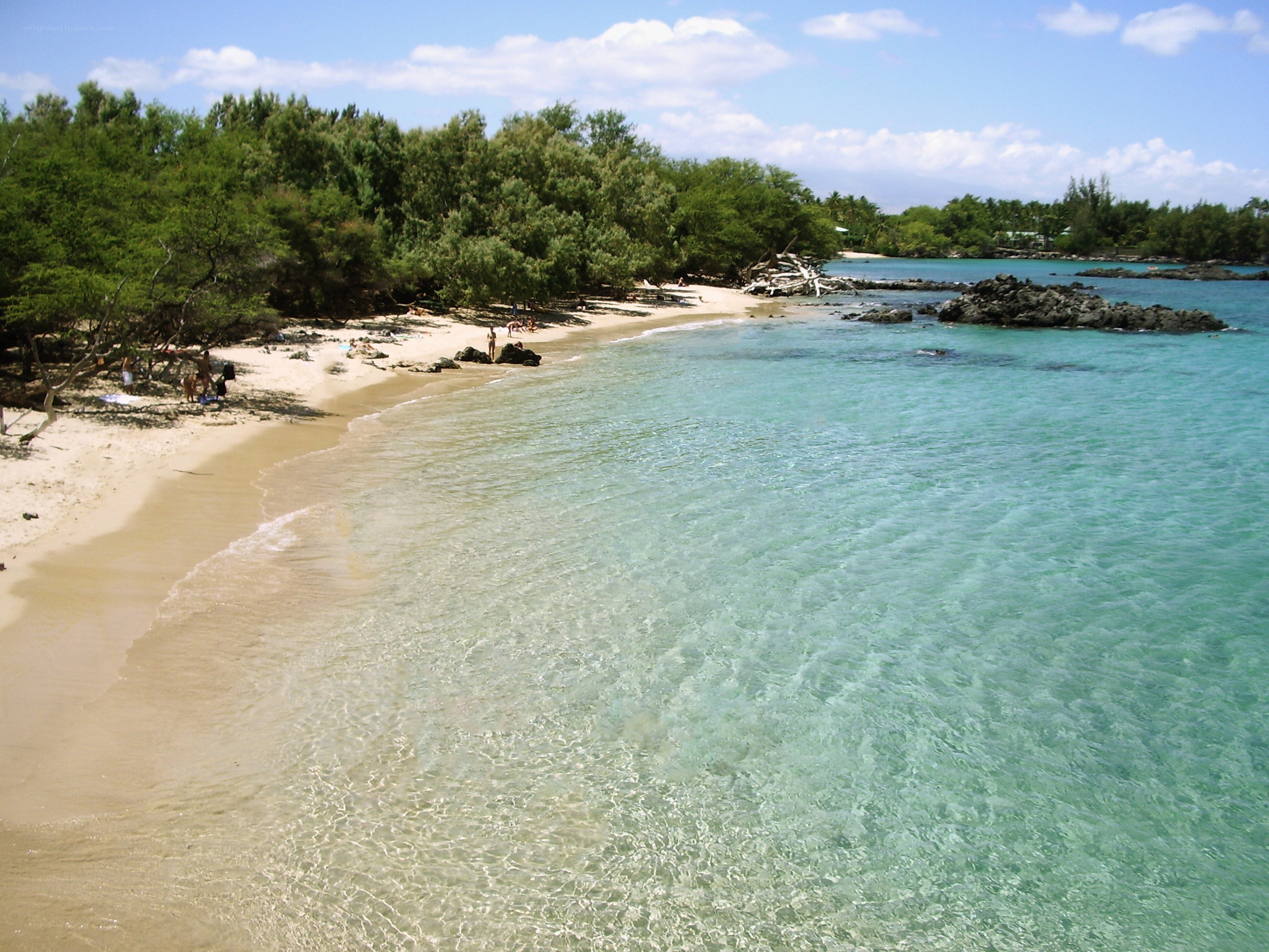 Beach with clear turquoise water