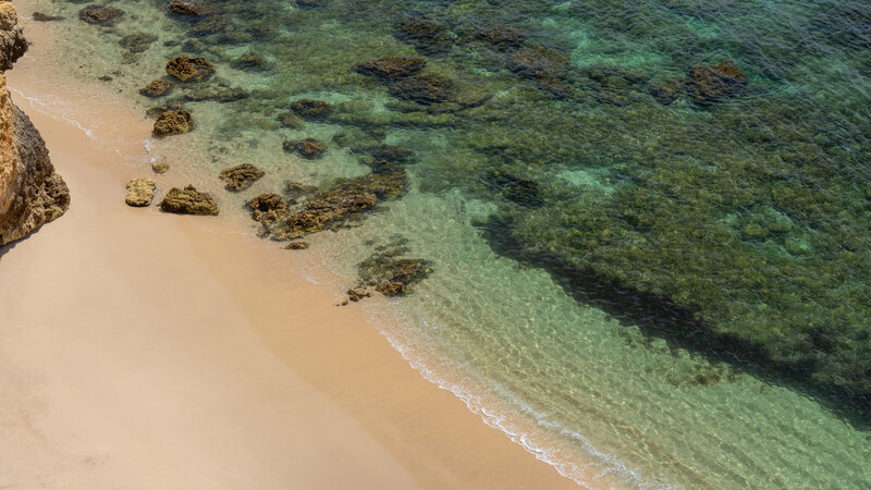 Beach with Clear Water — Brown