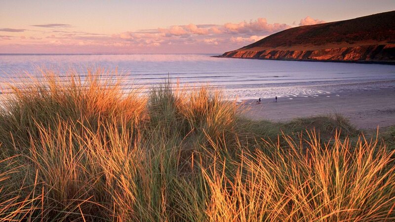 Beach with Dunes — Orange