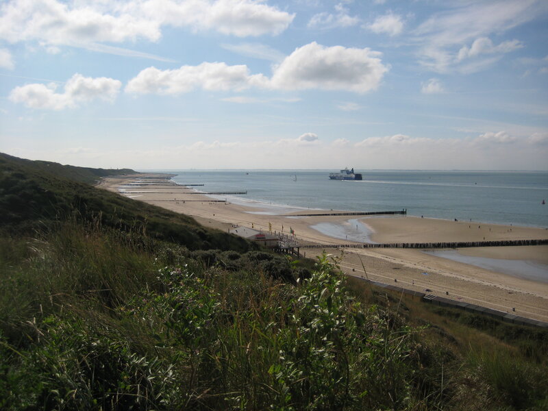 Beach with Ferry