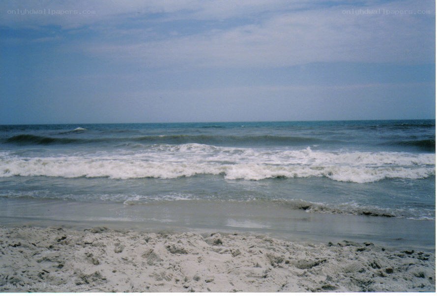 beach with gentle waves