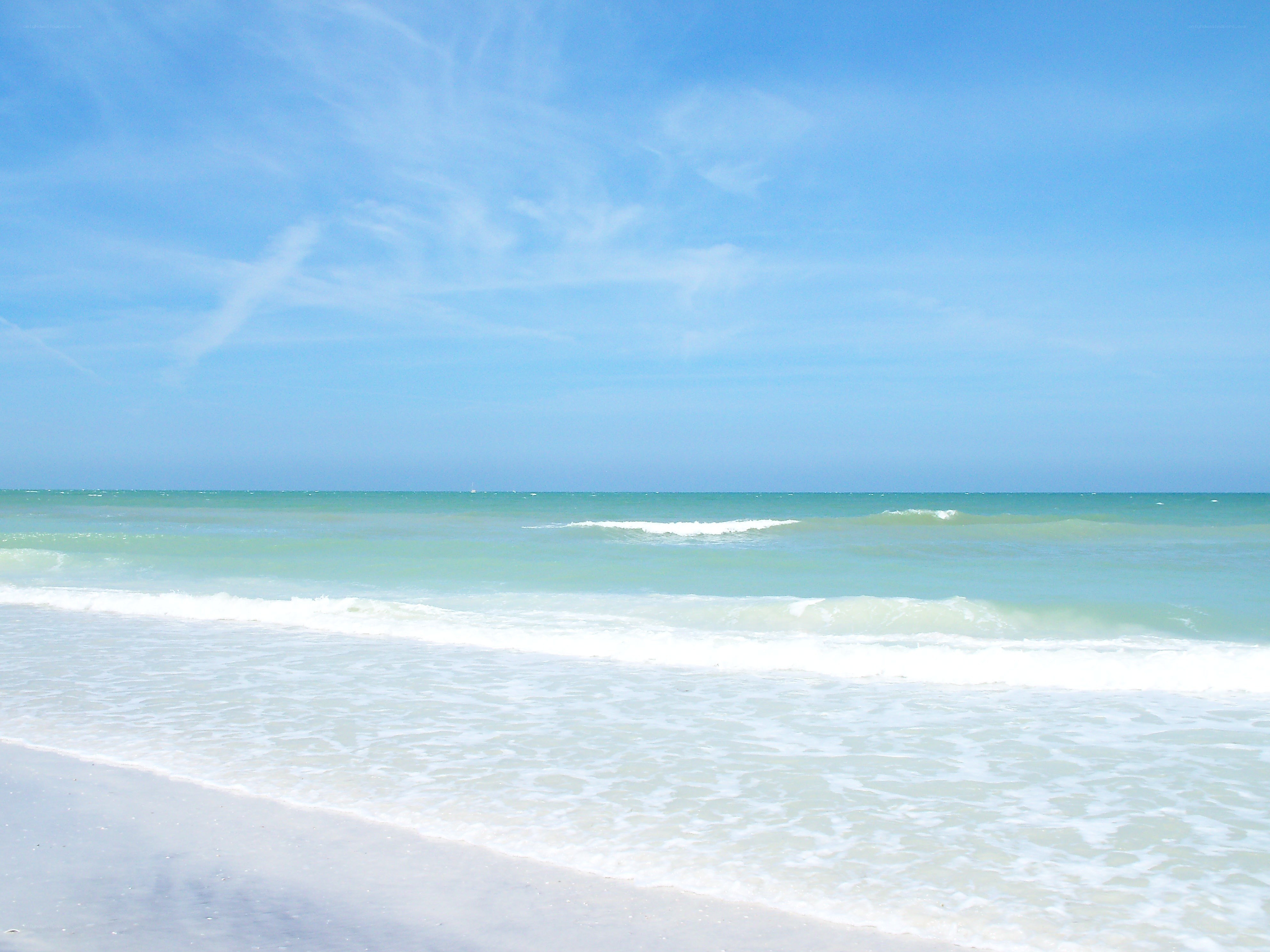 Beach with gentle waves