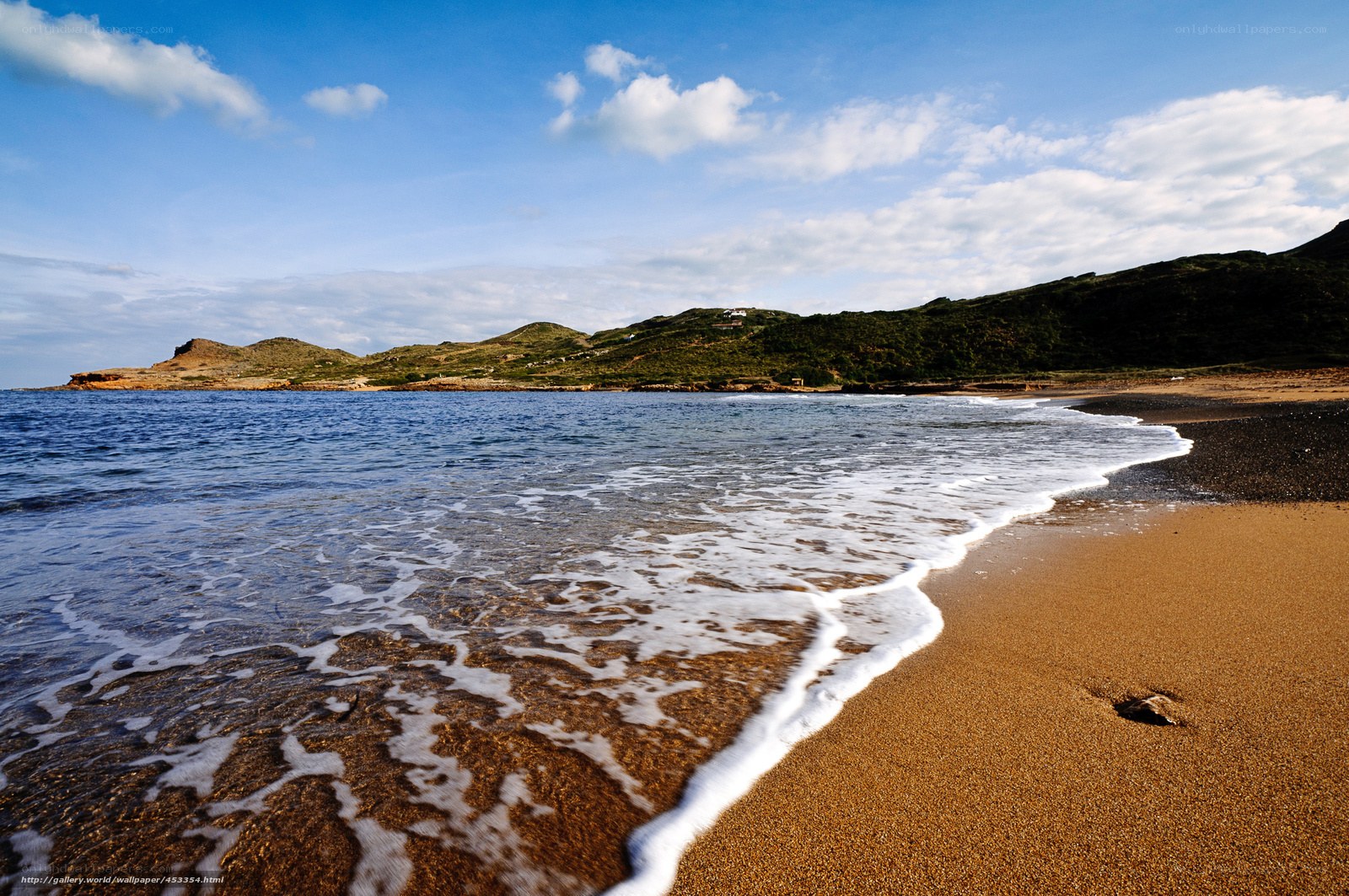 beach with gentle waves