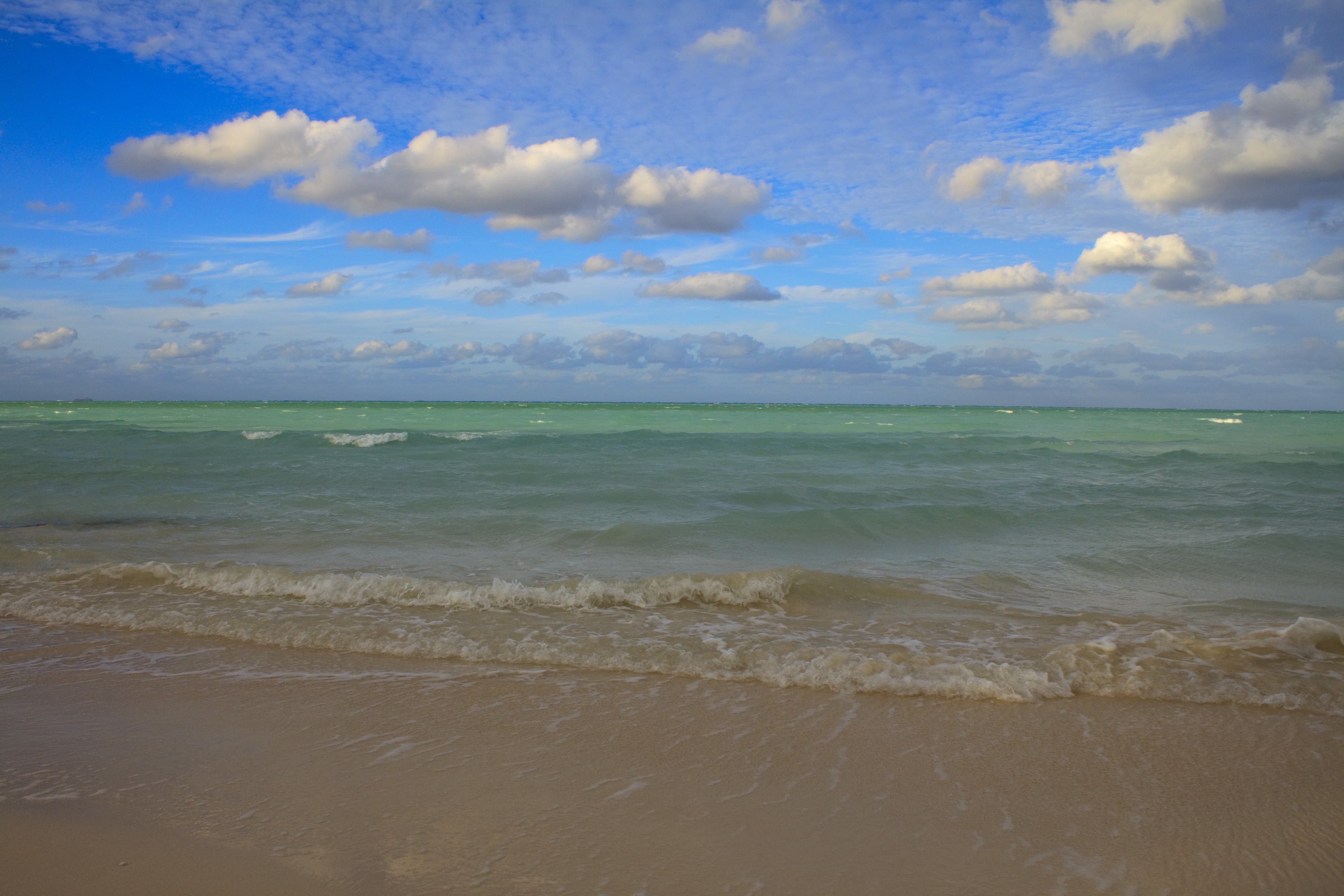 beach with gentle waves
