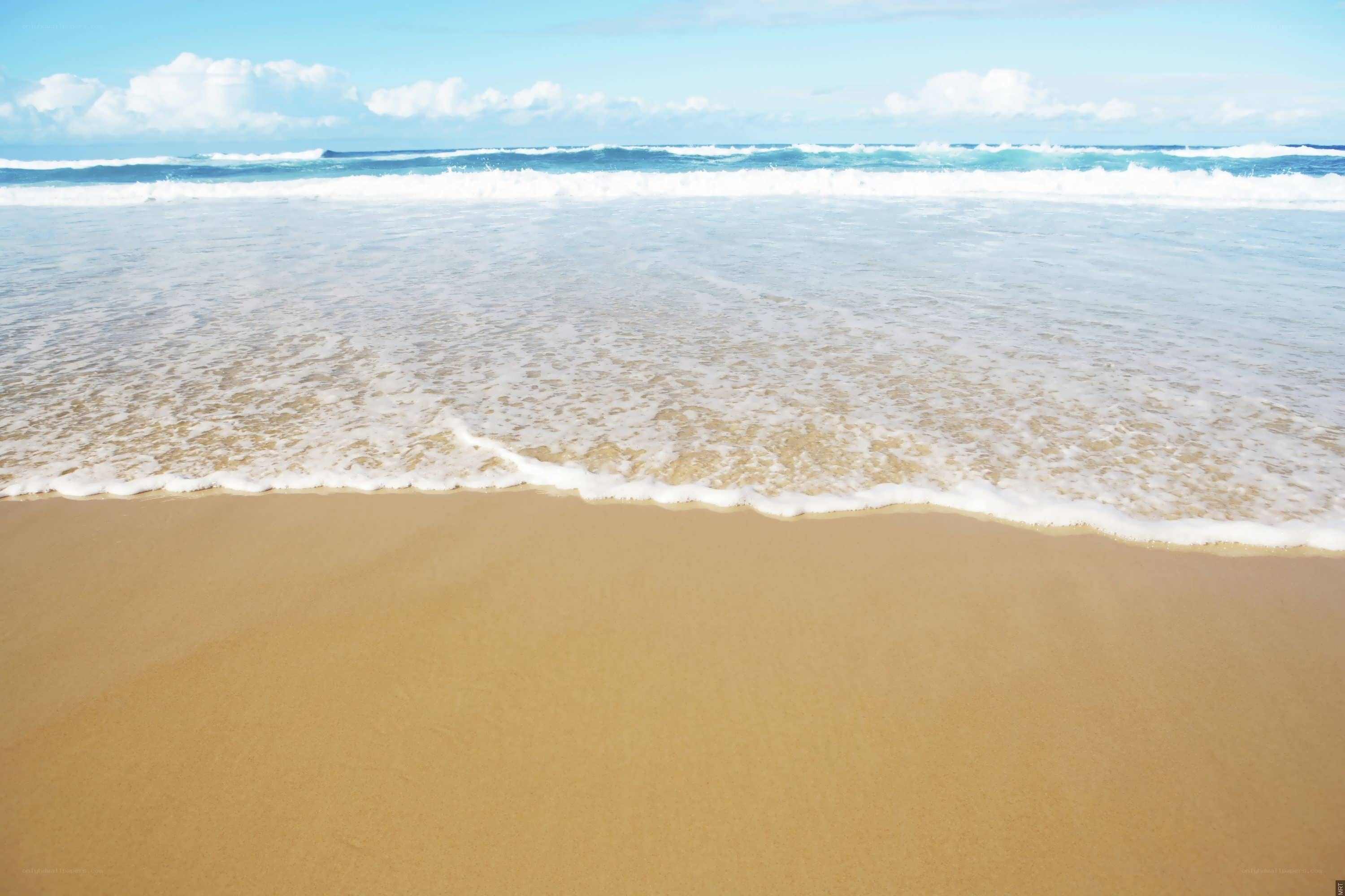 beach with gentle waves