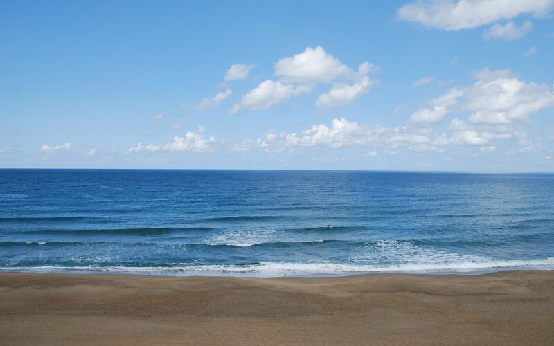 Beach with gentle waves
