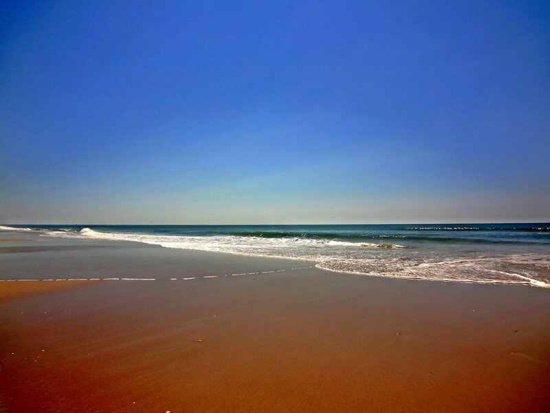 Beach with gentle waves