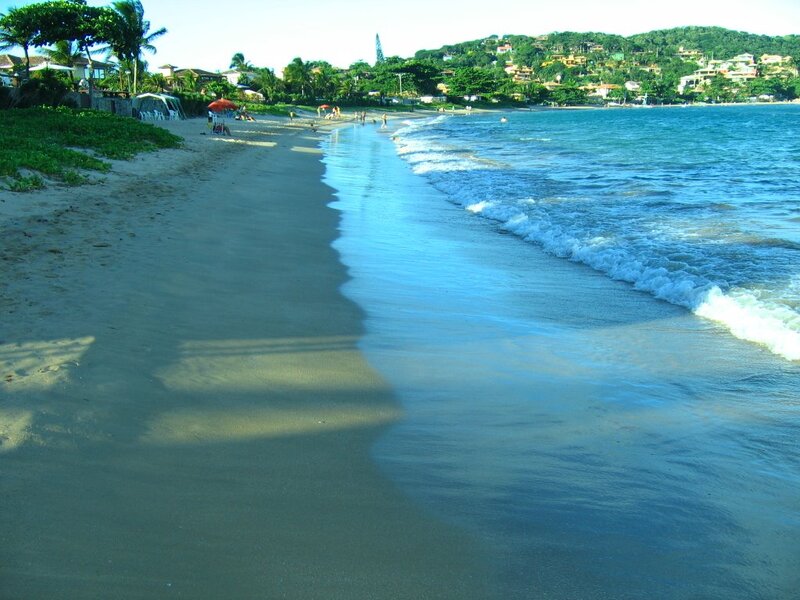Beach with Gentle Waves — Blue