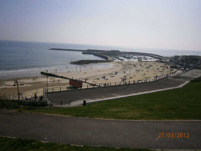 Beach with Harbor