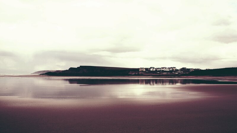 Beach with Houses