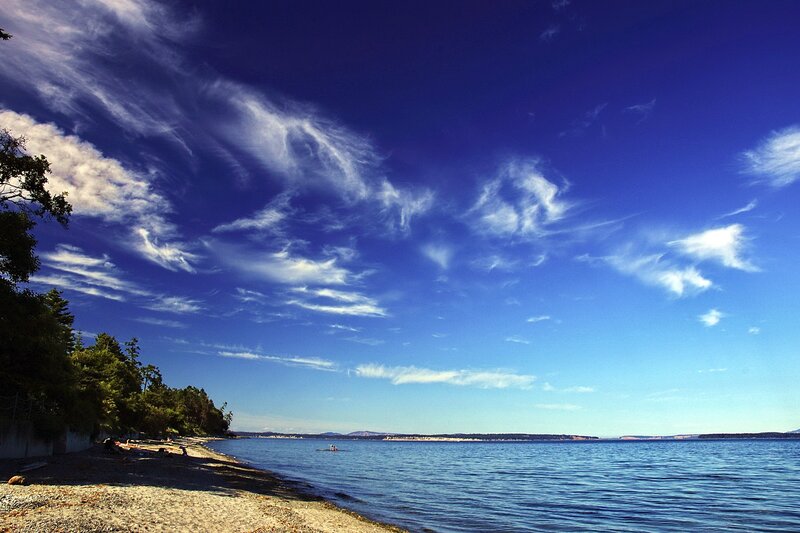 Beach with Kayaker