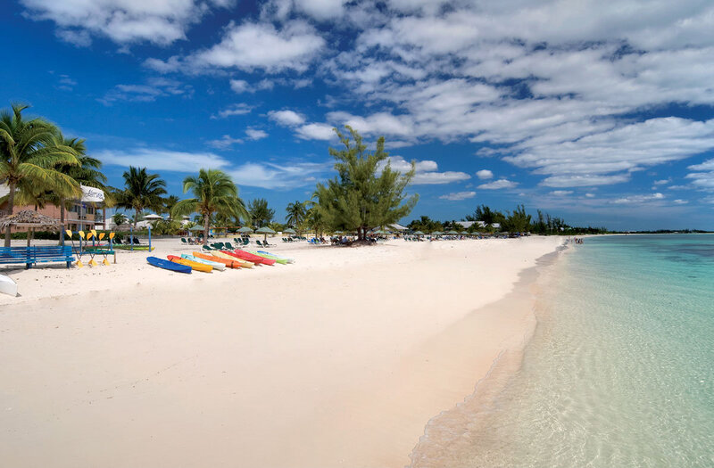 Beach with Kayaks