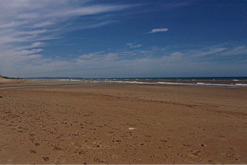 Beach with Ocean — Blue, Serene