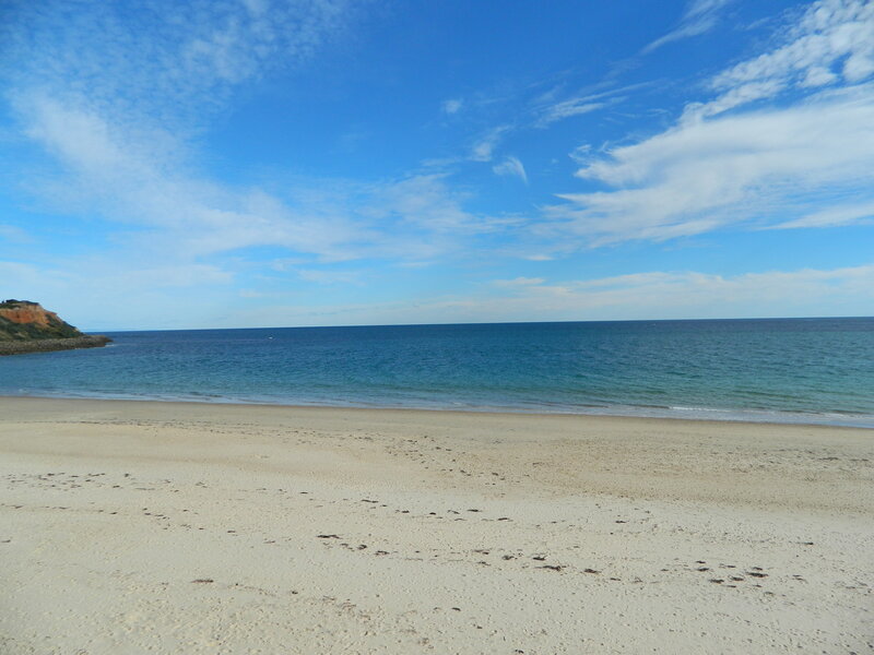Beach with Ocean View — Blue