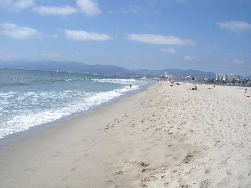 beach with ocean waves