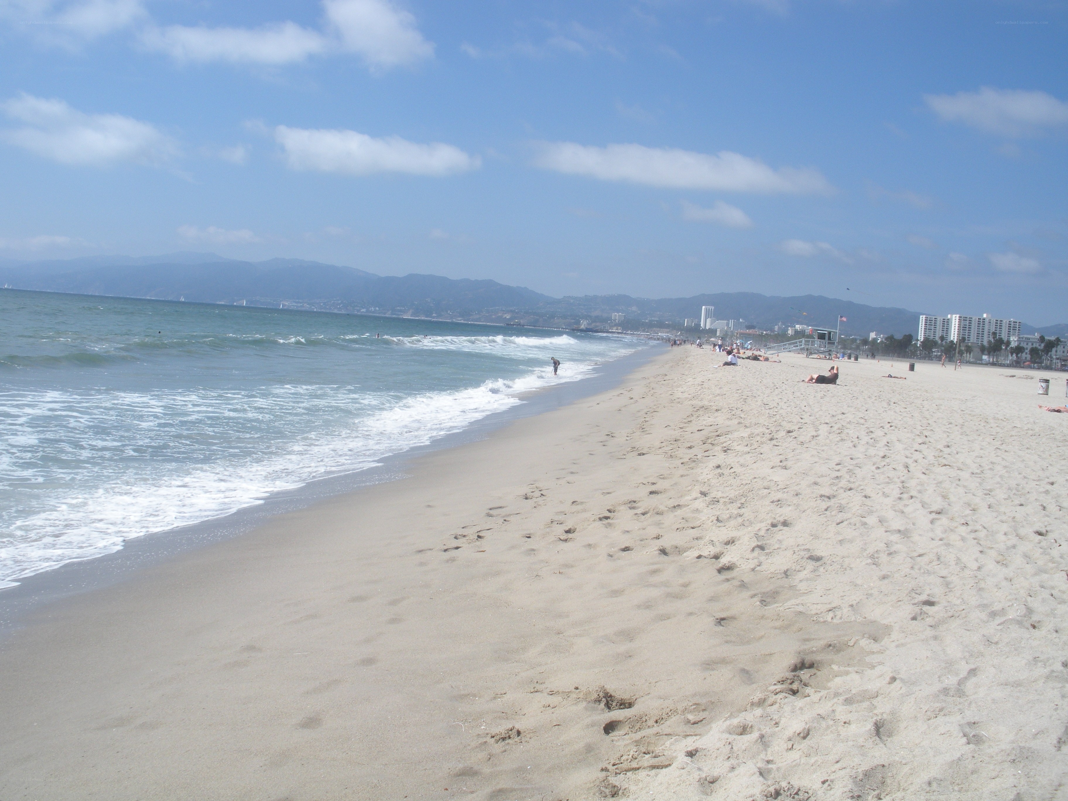 beach with ocean waves