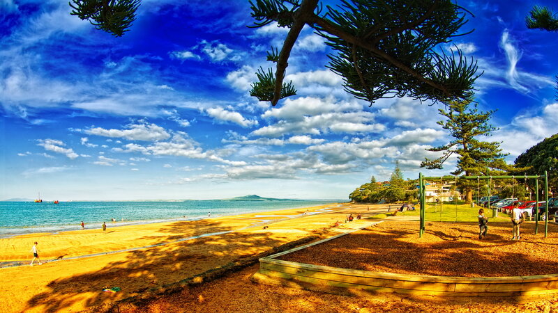 Beach with Playground