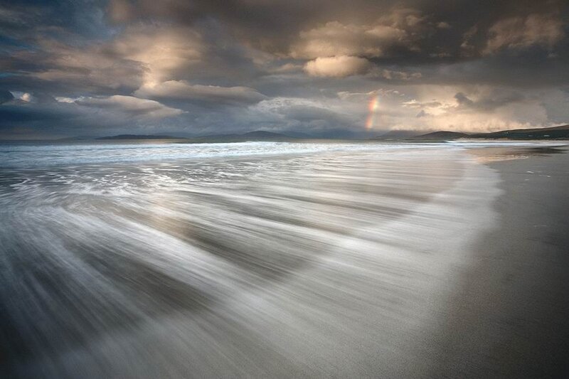 Beach with Rainbow