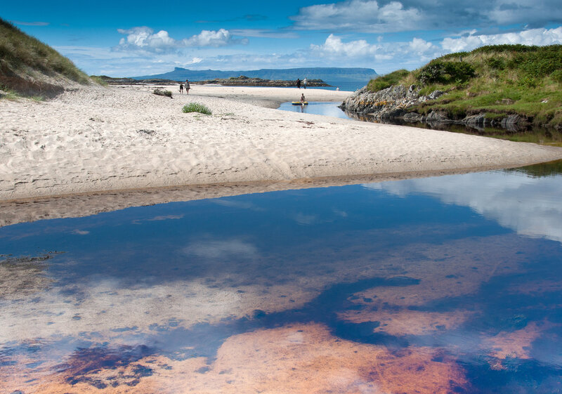 Beach with Tidal Pool — Blue