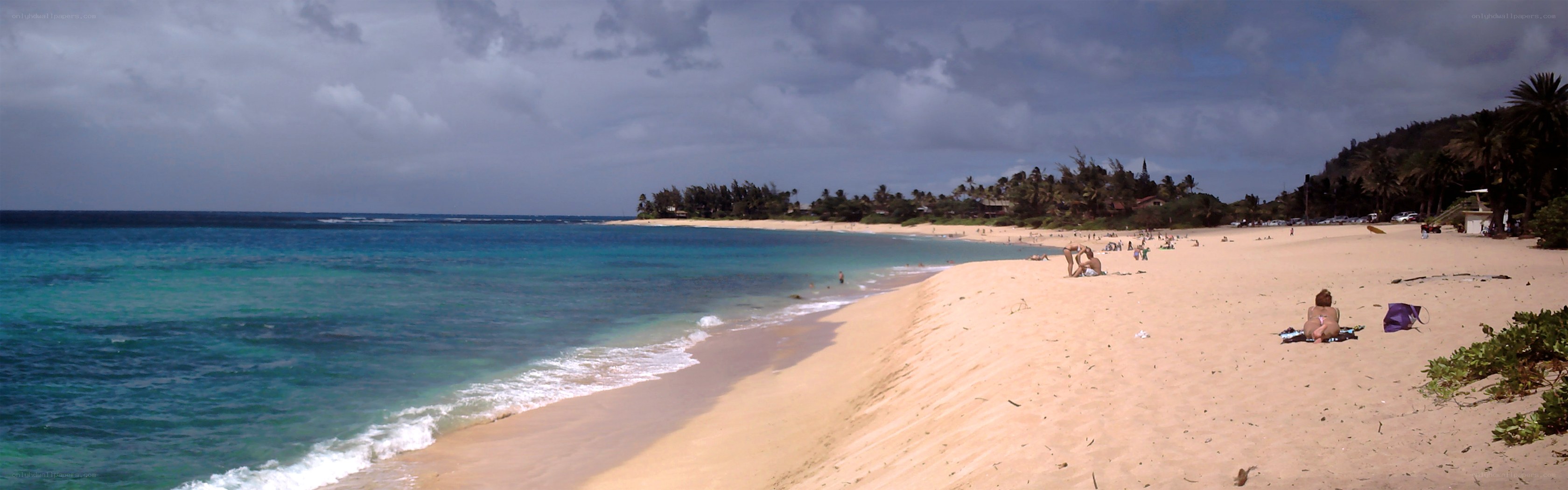 beach with turquoise water