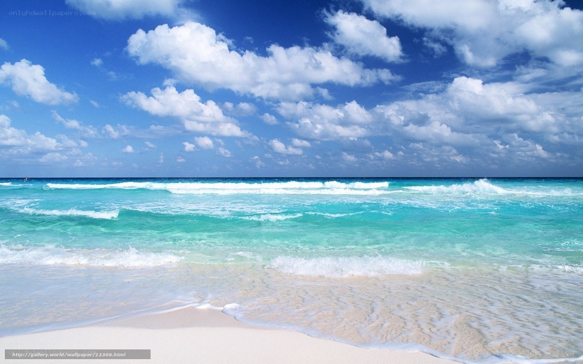 Beach with turquoise water