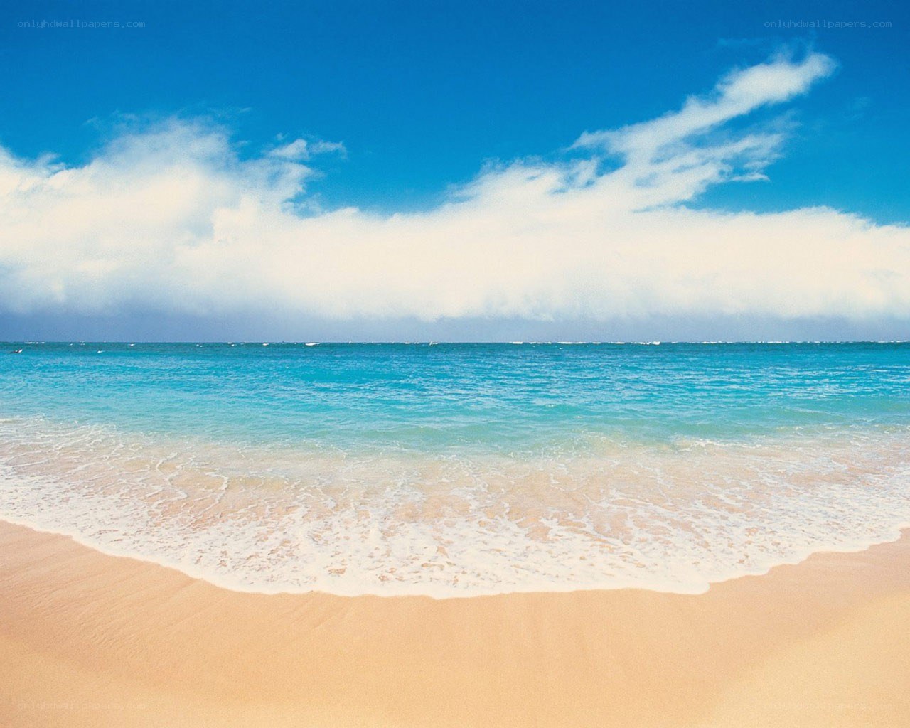 Beach with turquoise water
