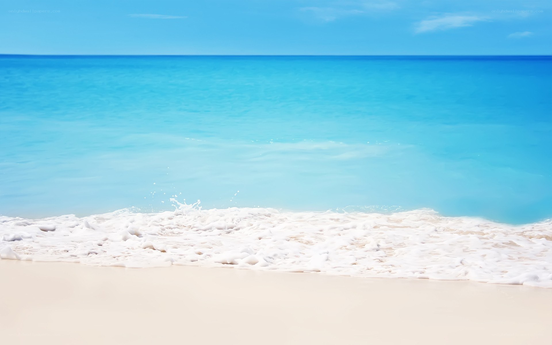 beach with turquoise water