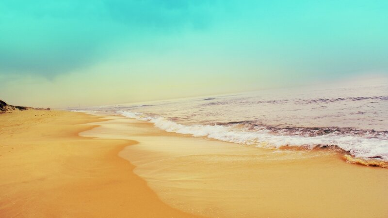 beach with turquoise water
