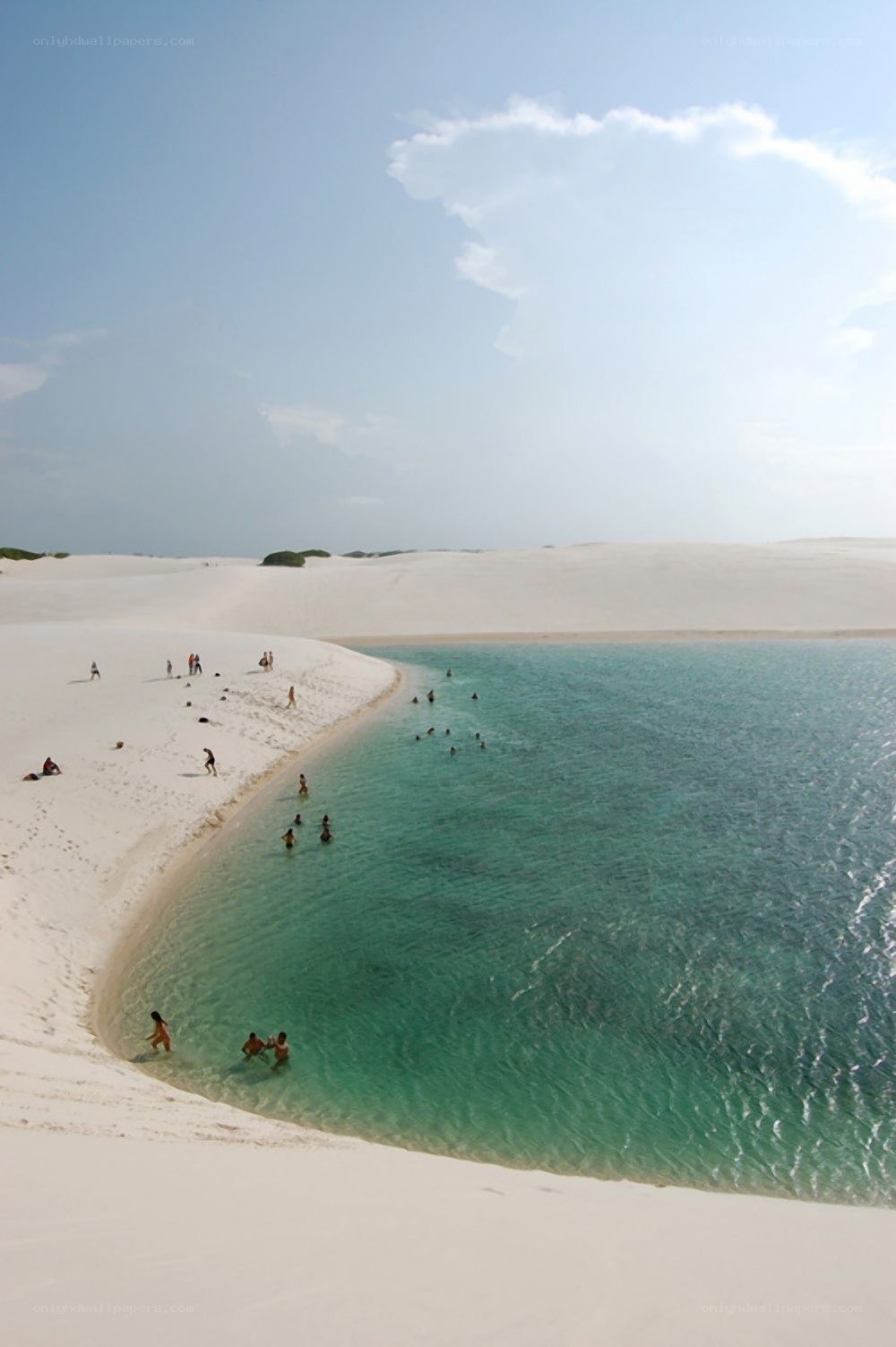 beach with turquoise water