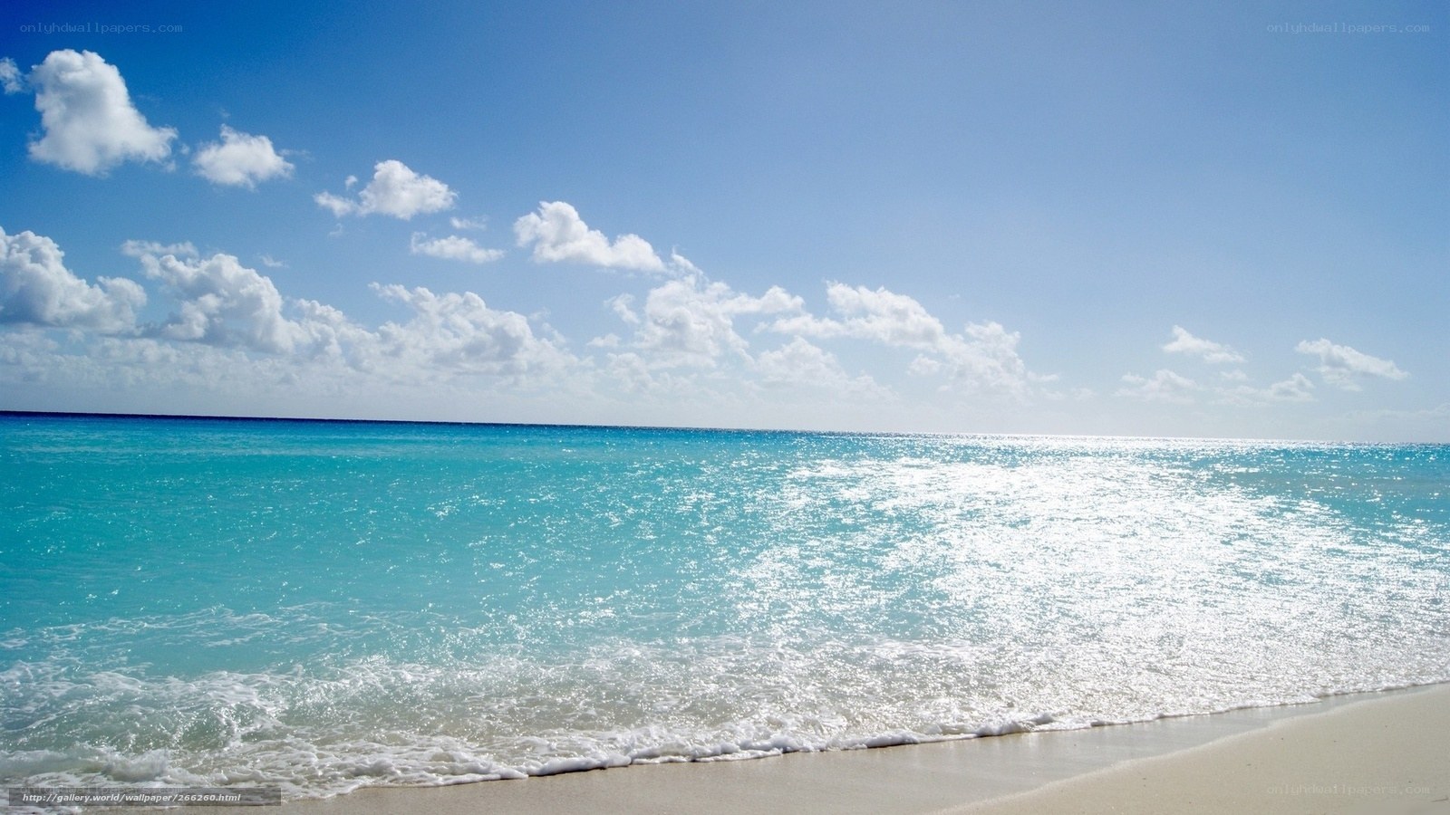 Beach with turquoise water