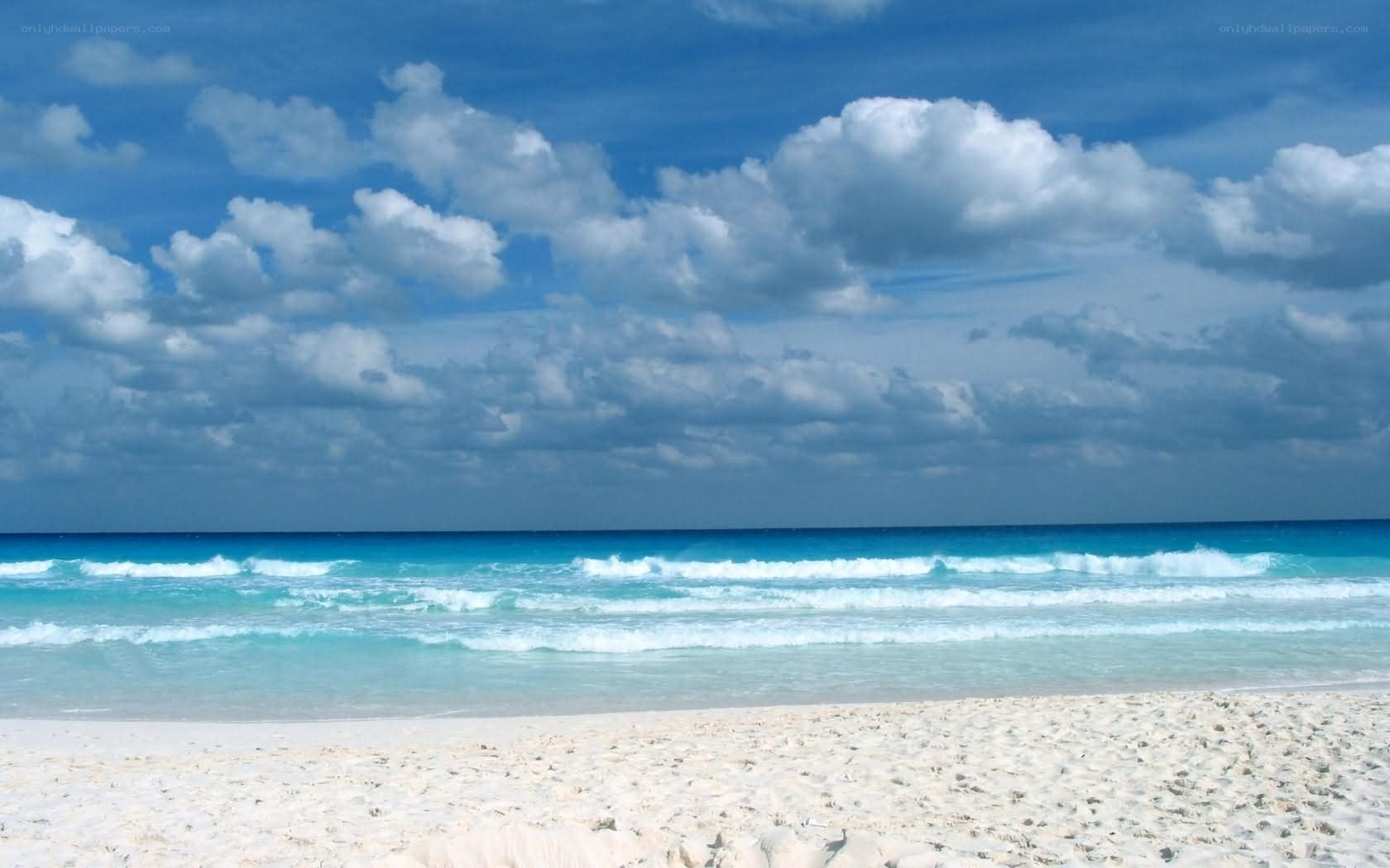 beach with turquoise water