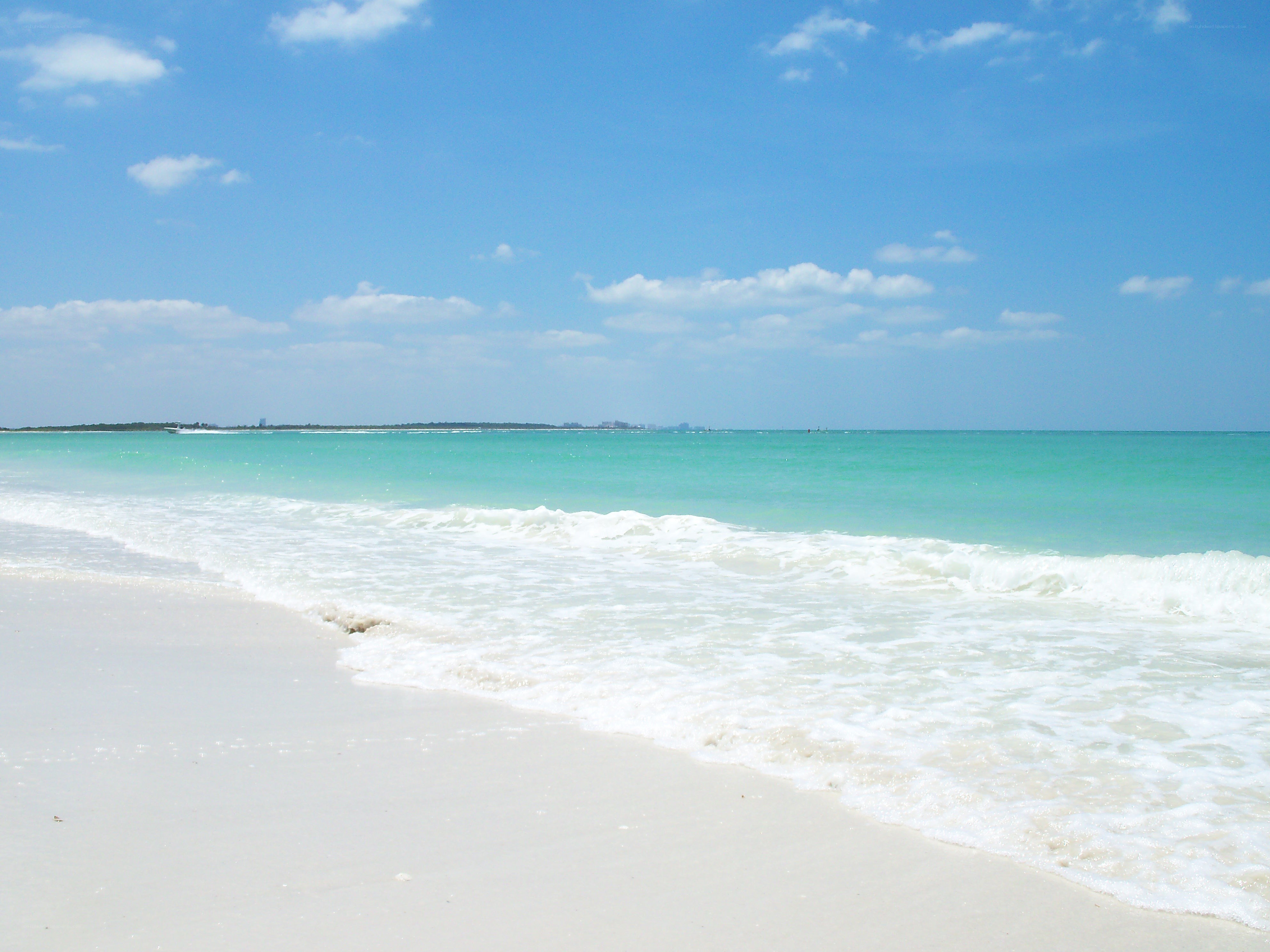 beach with turquoise water