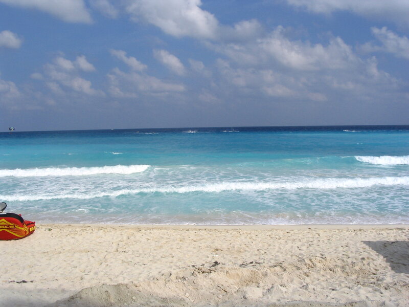 Beach with Turquoise Water — Blue, Calm