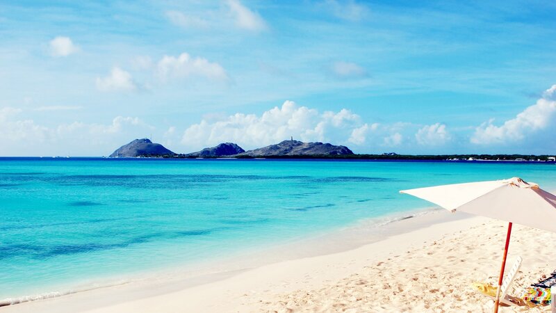 Beach with Umbrella