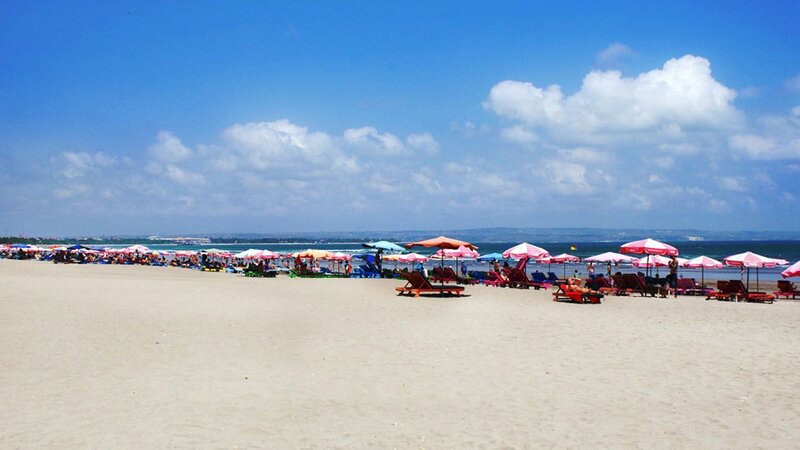 Beach with Umbrellas