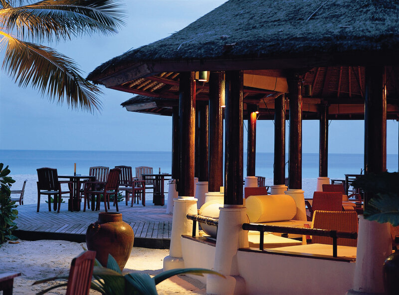 Beachside Cabana at Dusk
